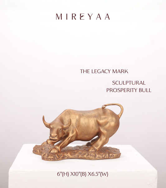 The Legacy Mark — Sculptural Prosperity Bull