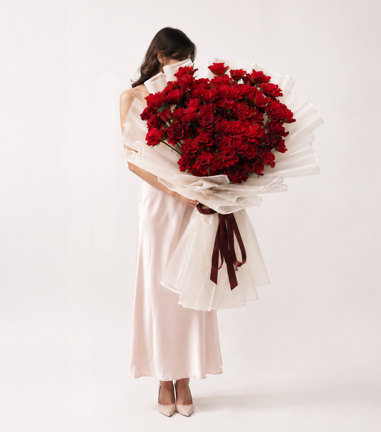 The Grand Gesture- Oversized Sculpted Rose Composition