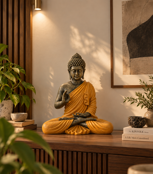 The Quiet Abode — Meditative Buddha Figurine