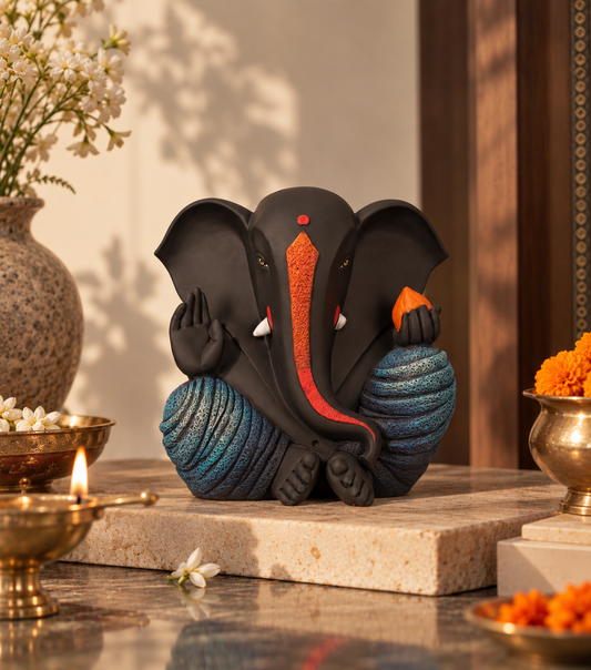 After Dusk — Contemporary Ganesha Figurine