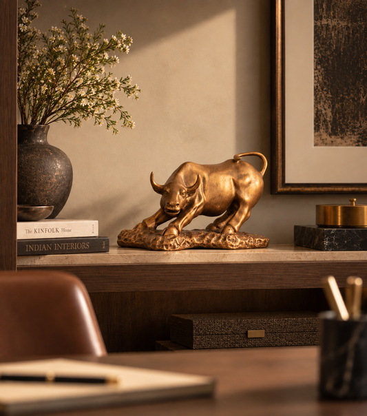 The Legacy Mark — Sculptural Prosperity Bull